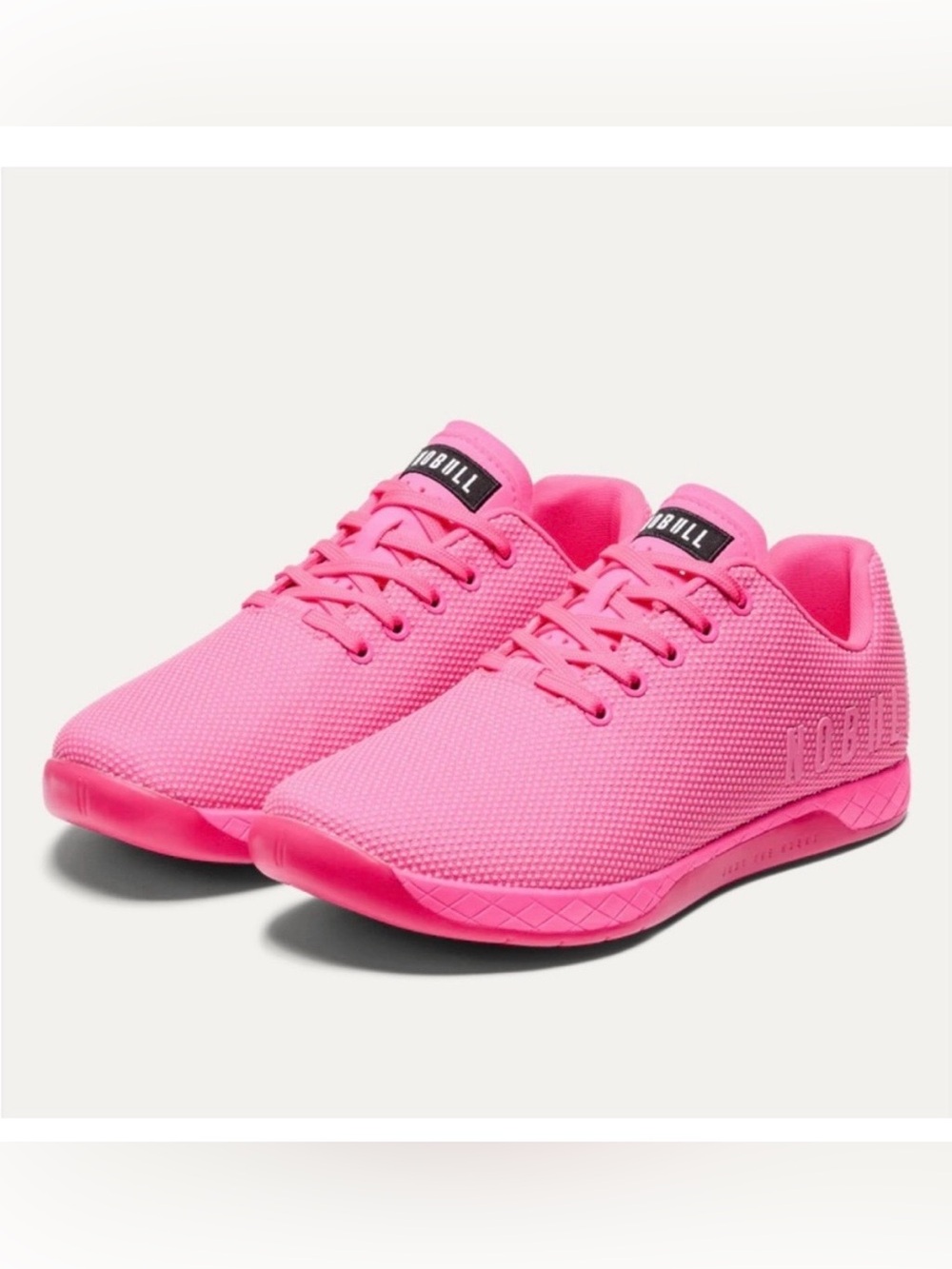 NO BULL Neon Pink Lightweight Women's Athletic Sneakers Sz 9